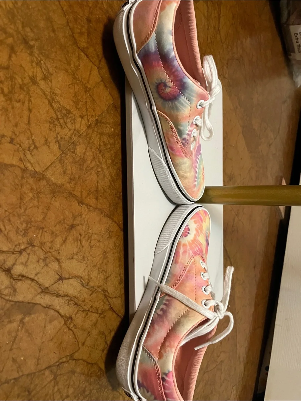 Vans Women’s Tie-Dye Pastel Lace-Up Sneakers Sz 5.0